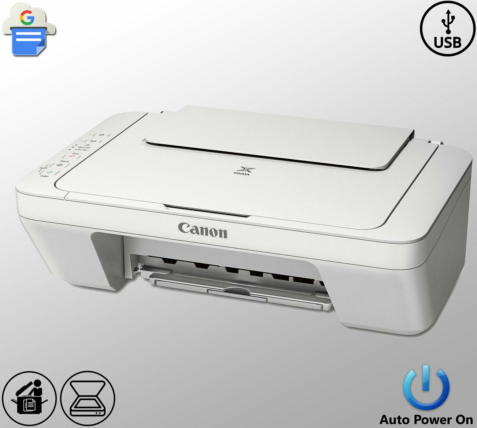 Canon Color Printer Compact All-in-One Copier Scanner + USB (ink not included)