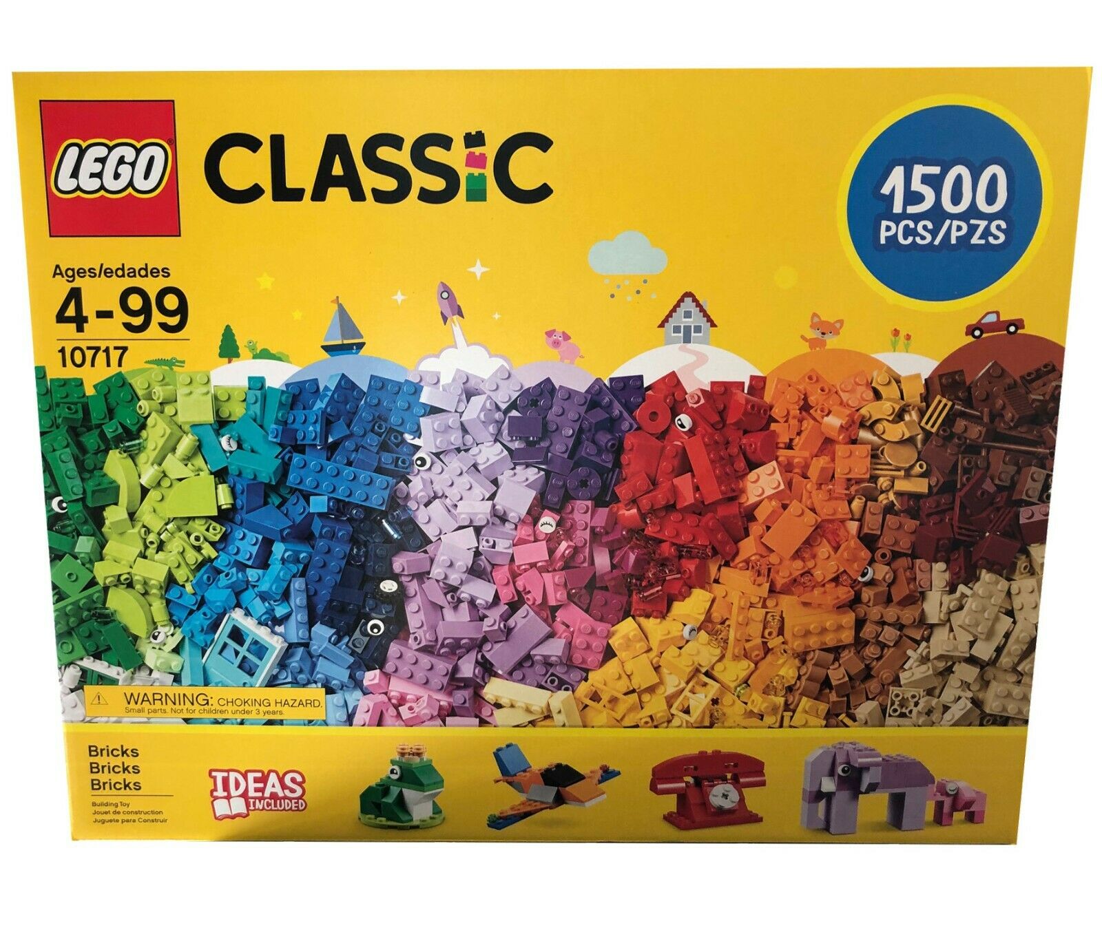 New 2020 LEGO Classic 10717 Bricks 1500 Pieces Building Blocks Sealed ...