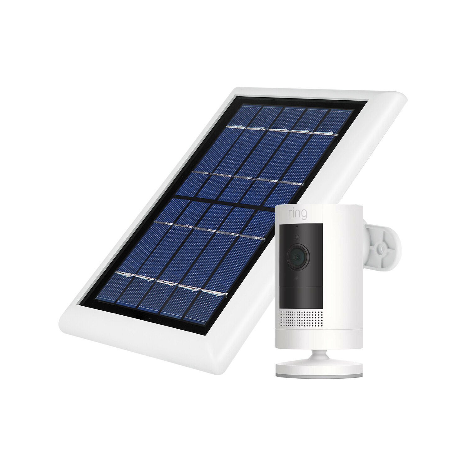 which ring stick up cam works with solar panel bundle