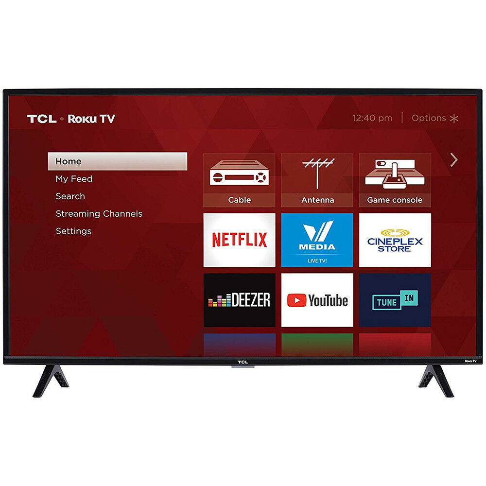 TCL 40″ 1080p HD LED 3-Series Dual-Band Wi-Fi Roku Smart TV w/ 60Hz Refresh Rate